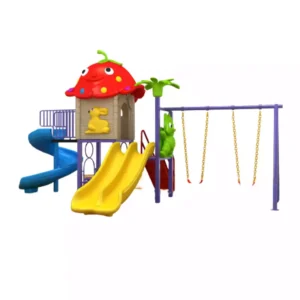 Modern Plastic Kids Outdoor Playground Set for Gardens.webp